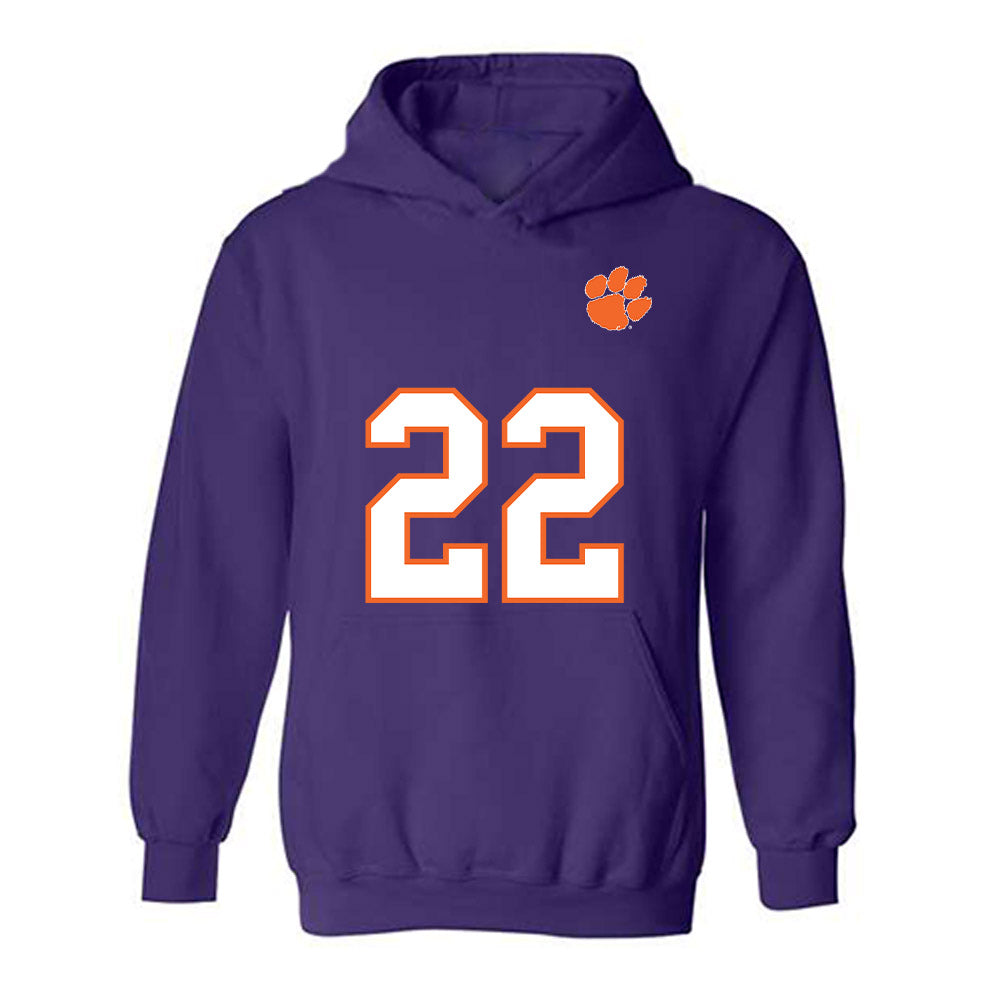 Clemson - NCAA Football : Corey Myrick - Replica Shersey Hooded Sweatshirt-0
