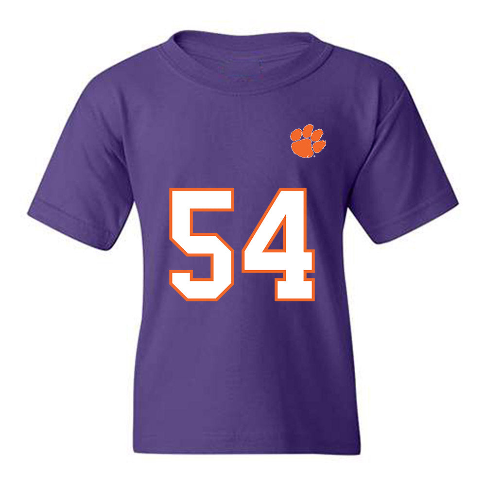 Clemson - NCAA Football : Kam Cody - Replica Shersey Youth T-Shirt-0