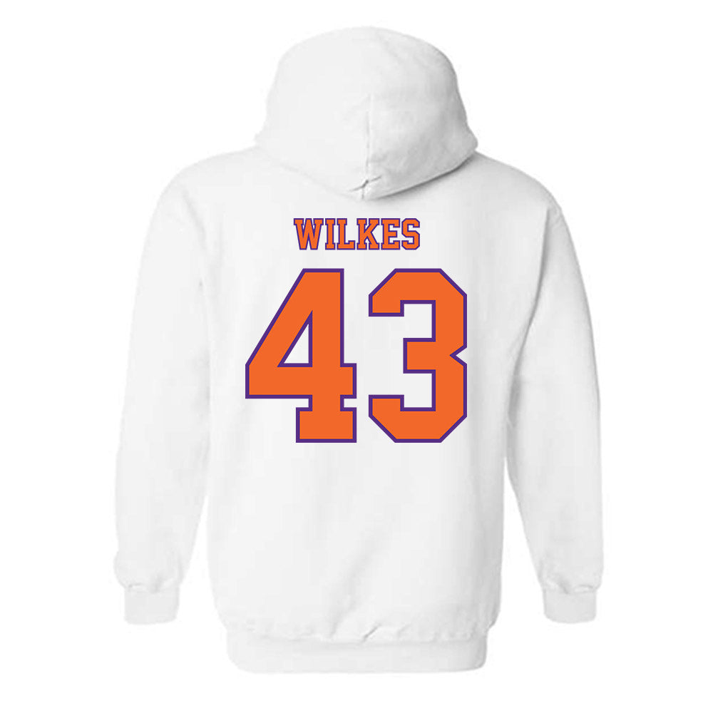 Clemson - NCAA Football : Billy Wilkes - Replica Shersey Hooded Sweatshirt-1