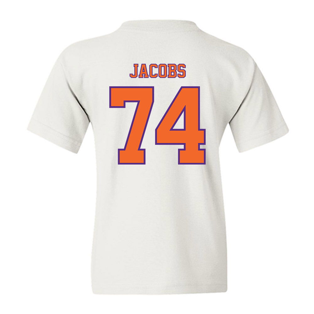 Clemson - NCAA Football : Brayden Jacobs - Replica Shersey Youth T-Shirt-1