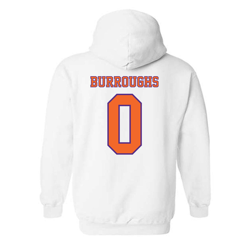 Clemson - NCAA Football : Naeem Burroughs - Replica Shersey Hooded Sweatshirt-1