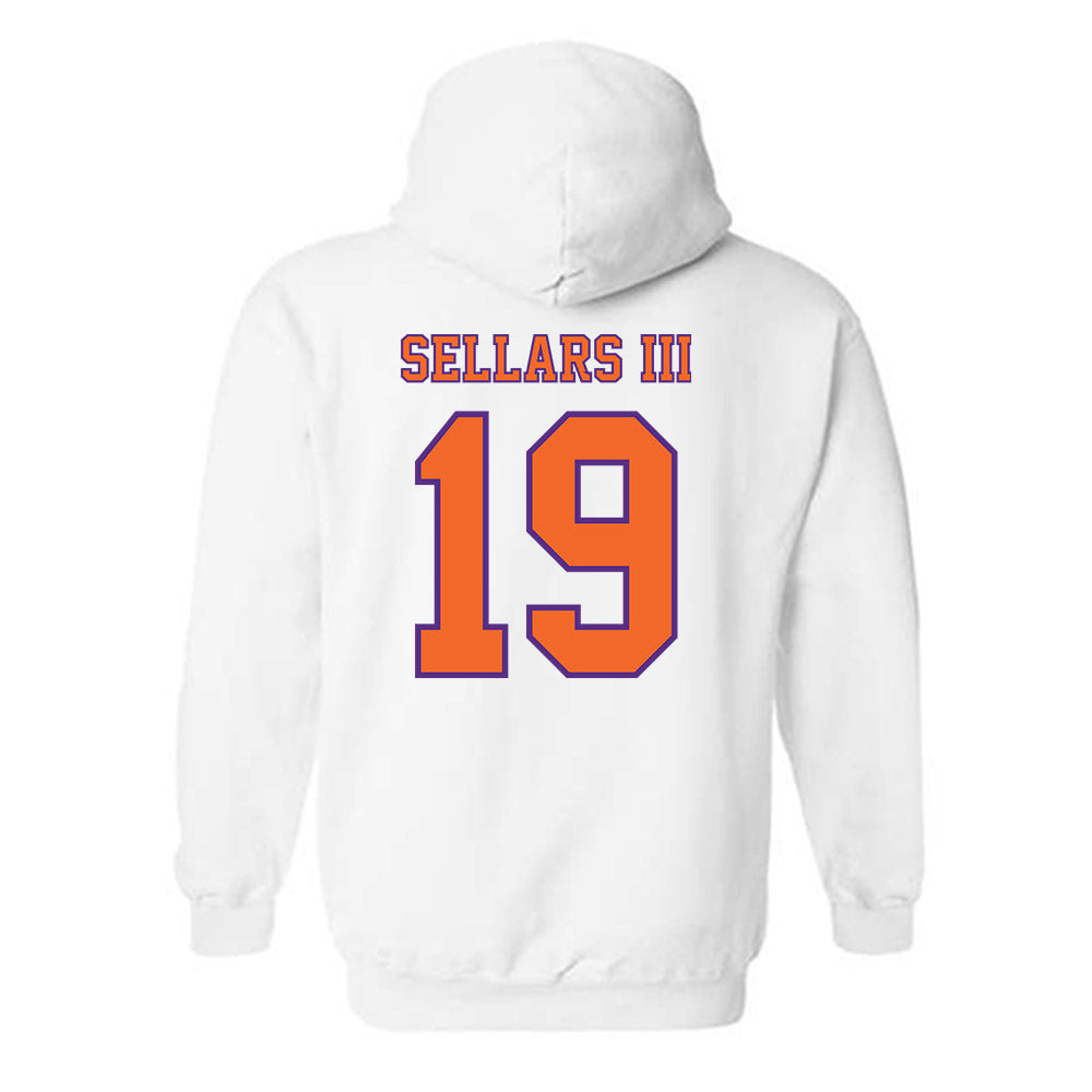 Clemson - NCAA Football : Gordon Sellars III - Replica Shersey Hooded Sweatshirt-1