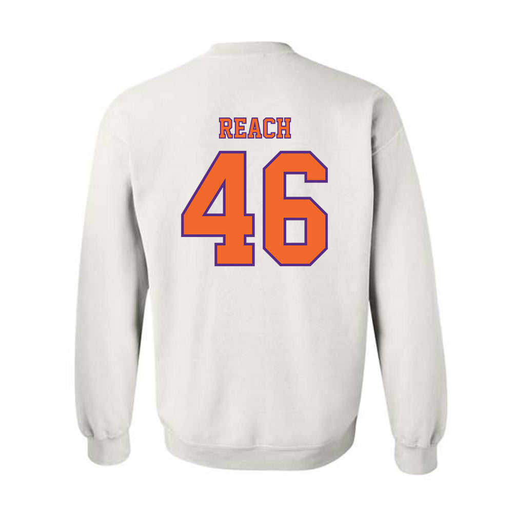 Clemson - NCAA Football : Jackson Reach - Replica Shersey Crewneck Sweatshirt-1