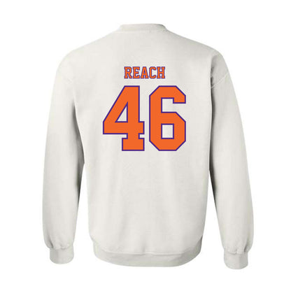 Clemson - NCAA Football : Jackson Reach - Replica Shersey Crewneck Sweatshirt-1