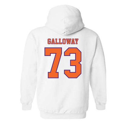 Clemson - NCAA Football : Hayes Galloway - Replica Shersey Hooded Sweatshirt-1