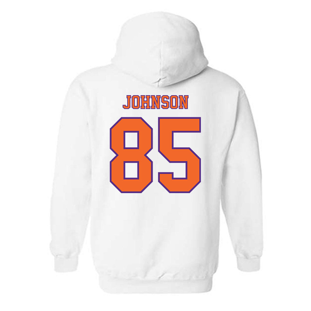 Clemson - NCAA Football : Charlie Johnson - Replica Shersey Hooded Sweatshirt-1