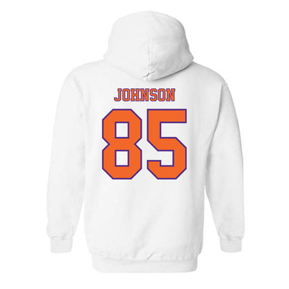 Clemson - NCAA Football : Charlie Johnson - Replica Shersey Hooded Sweatshirt-1