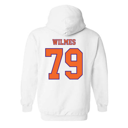 Clemson - NCAA Football : Braden Wilmes - Replica Shersey Hooded Sweatshirt-1