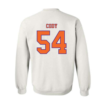 Clemson - NCAA Football : Kam Cody - Replica Shersey Crewneck Sweatshirt-1