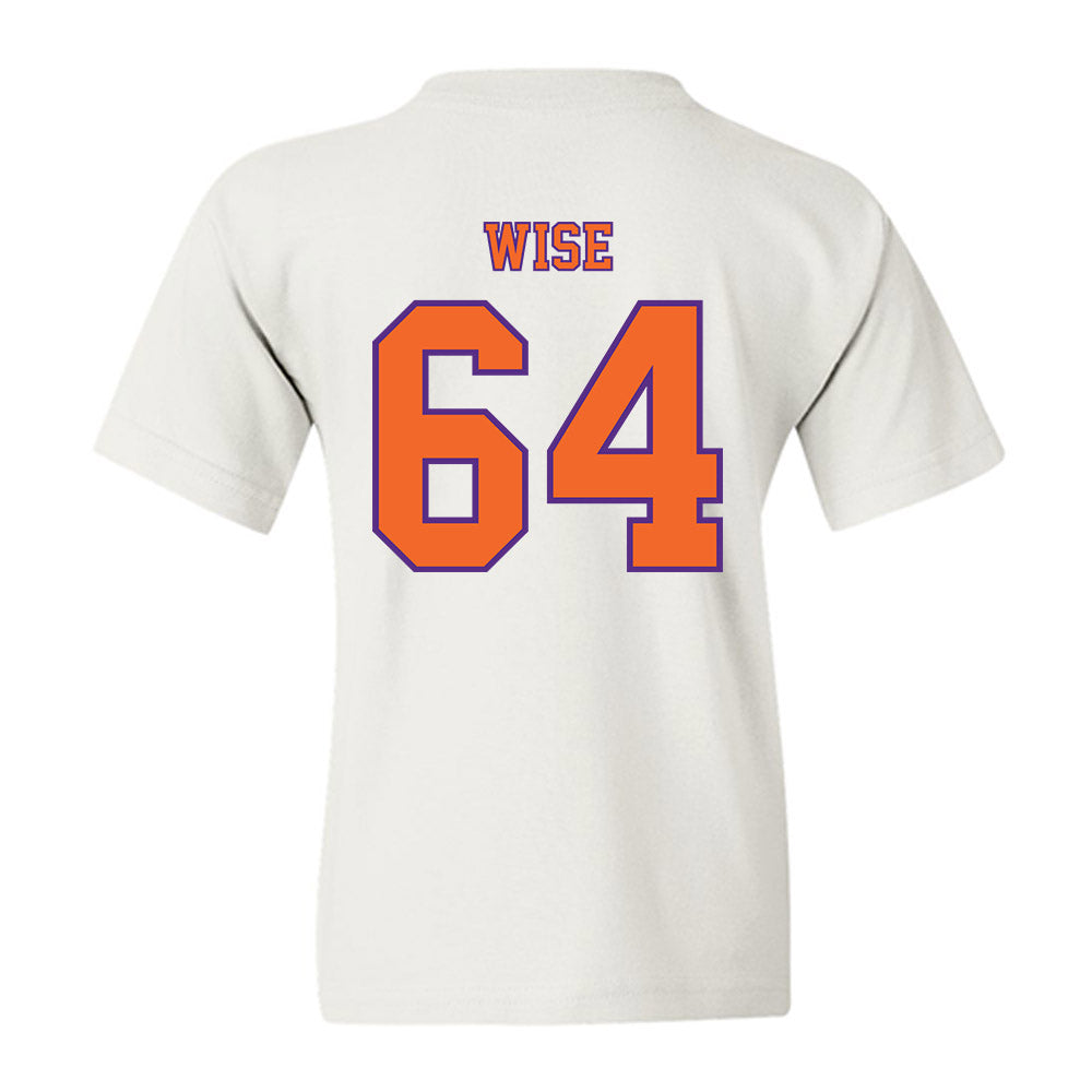 Clemson - NCAA Football : Grant Wise - Replica Shersey Youth T-Shirt-1