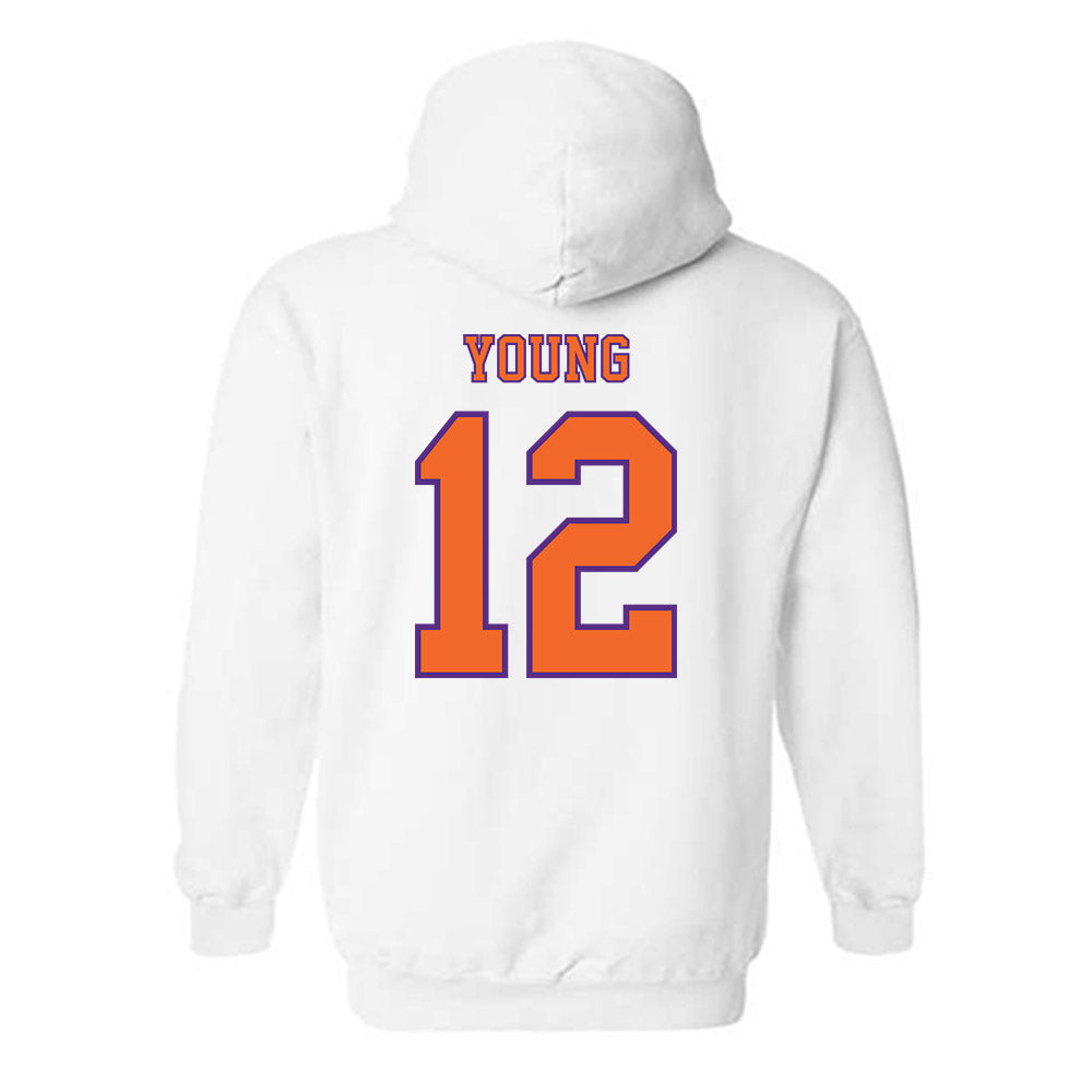 Clemson - NCAA Football : Shavar Young - Replica Shersey Hooded Sweatshirt-1