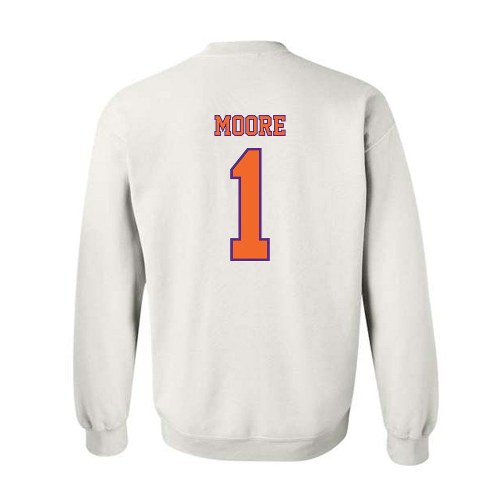 Clemson - NCAA Football : T.J. Moore - Replica Shersey Crewneck Sweatshirt-1