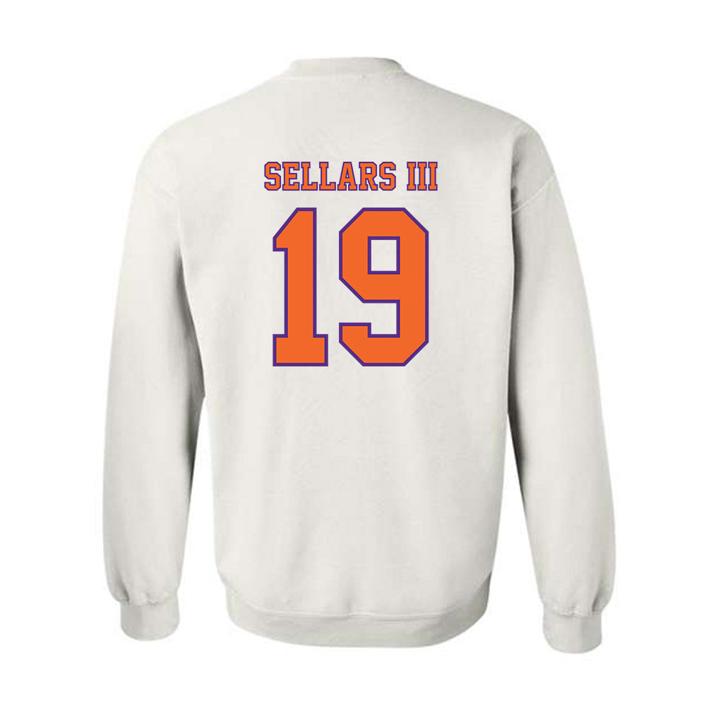 Clemson - NCAA Football : Gordon Sellars III - Replica Shersey Crewneck Sweatshirt-1