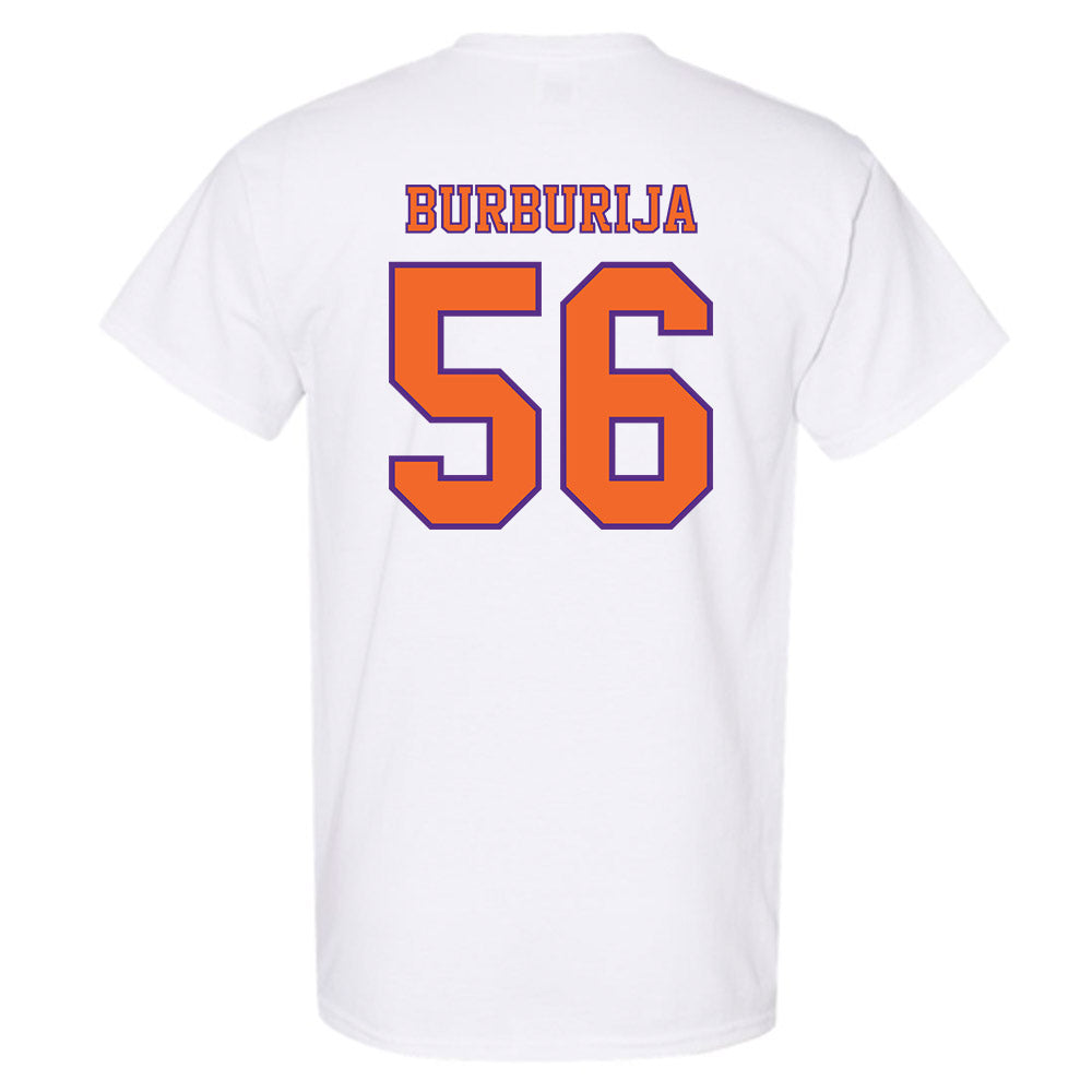 Clemson - NCAA Football : Andy Burburija - Replica Shersey T-Shirt-1
