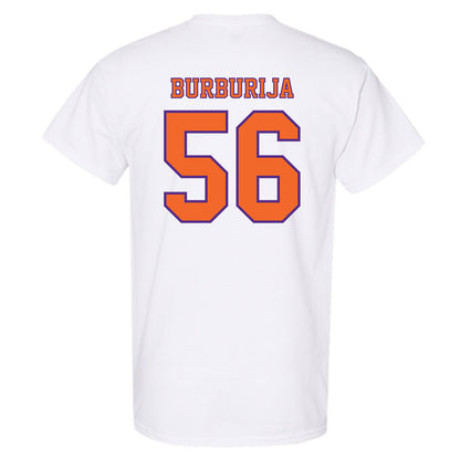 Clemson - NCAA Football : Andy Burburija - Replica Shersey T-Shirt-1