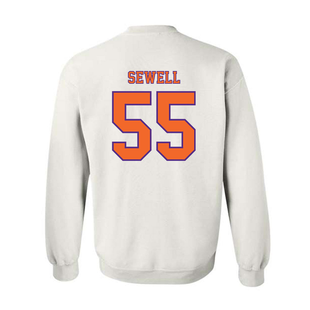 Clemson - NCAA Football : Harris Sewell - Replica Shersey Crewneck Sweatshirt-1