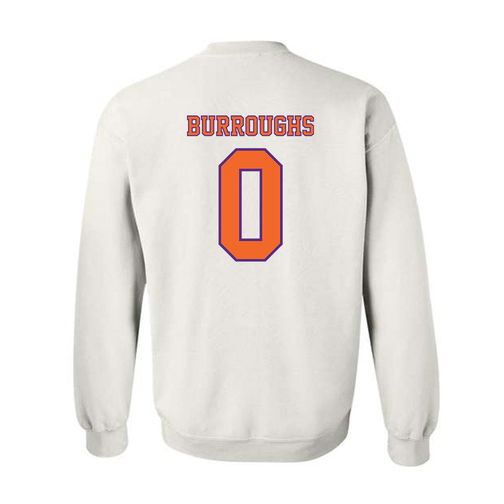 Clemson - NCAA Football : Naeem Burroughs - Replica Shersey Crewneck Sweatshirt-1