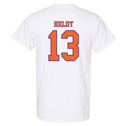 Clemson - NCAA Football : Will Heldt - Replica Shersey T-Shirt-1