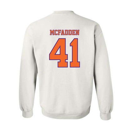 Clemson - NCAA Football : Connor McFadden - Replica Shersey Crewneck Sweatshirt-1