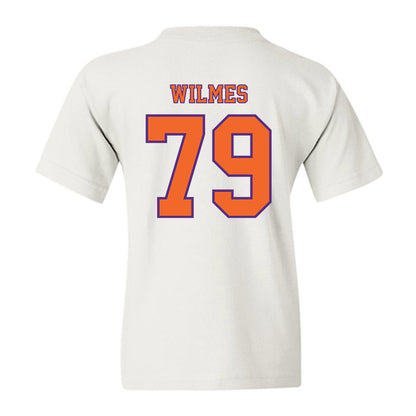 Clemson - NCAA Football : Braden Wilmes - Replica Shersey Youth T-Shirt-1
