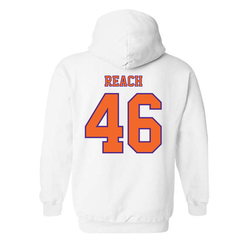 Clemson - NCAA Football : Jackson Reach - Replica Shersey Hooded Sweatshirt-1