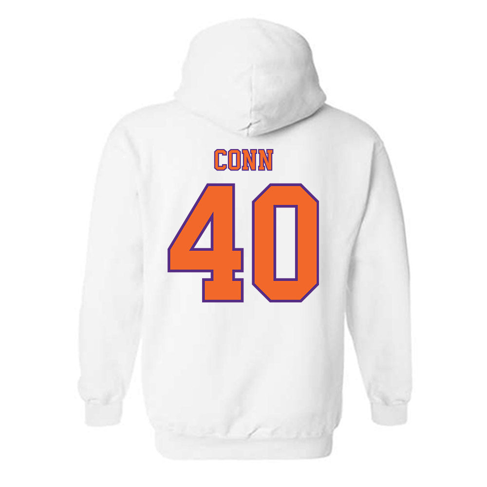 Clemson - NCAA Football : Brodey Conn - Replica Shersey Hooded Sweatshirt-1