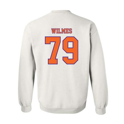 Clemson - NCAA Football : Braden Wilmes - Replica Shersey Crewneck Sweatshirt-1