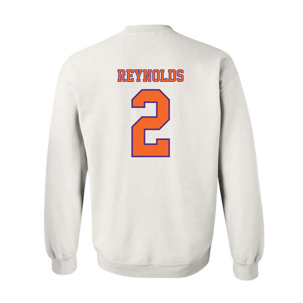 Clemson - NCAA Football : Tait Reynolds - Replica Shersey Crewneck Sweatshirt-1