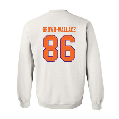 Clemson - NCAA Football : Jaylen Brown-Wallace - Replica Shersey Crewneck Sweatshirt-1