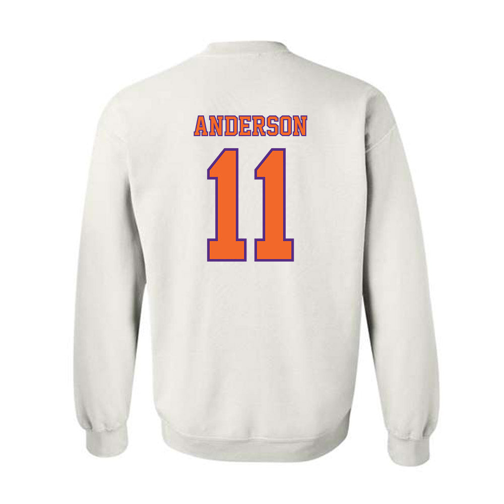 Clemson - NCAA Football : Polo Anderson - Replica Shersey Crewneck Sweatshirt-1