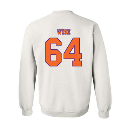Clemson - NCAA Football : Grant Wise - Replica Shersey Crewneck Sweatshirt-1