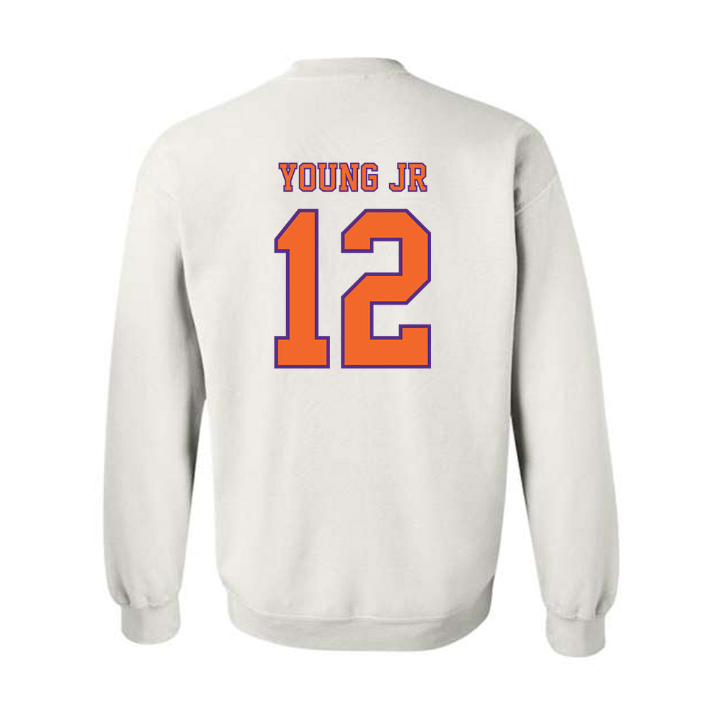 Clemson - NCAA Football : Shavar Young Jr - Replica Shersey Crewneck Sweatshirt-1