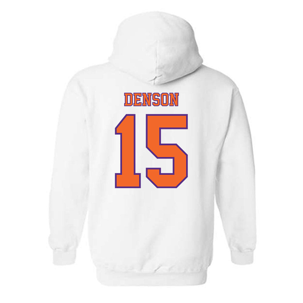 Clemson - NCAA Football : Chris Denson - Replica Shersey Hooded Sweatshirt-1