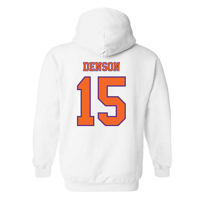 Clemson - NCAA Football : Chris Denson - Replica Shersey Hooded Sweatshirt-1