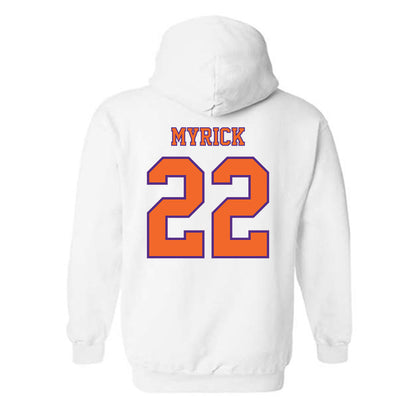 Clemson - NCAA Football : Corey Myrick - Replica Shersey Hooded Sweatshirt-1