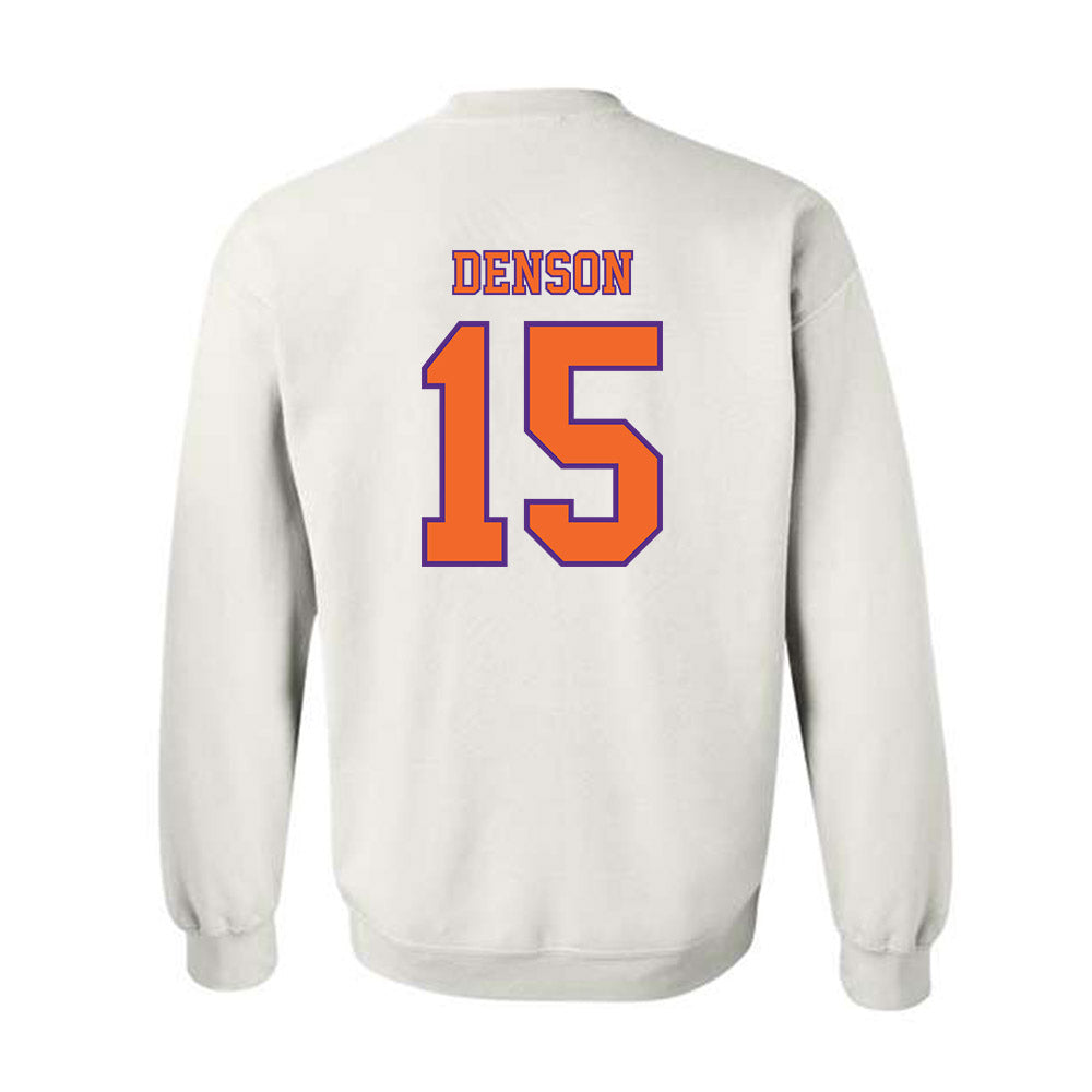 Clemson - NCAA Football : Chris Denson - Replica Shersey Crewneck Sweatshirt-1