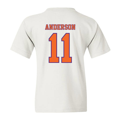 Clemson - NCAA Football : Polo Anderson - Replica Shersey Youth T-Shirt-1