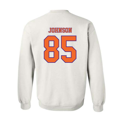 Clemson - NCAA Football : Charlie Johnson - Replica Shersey Crewneck Sweatshirt-1