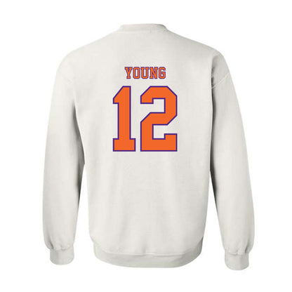 Clemson - NCAA Football : Shavar Young - Replica Shersey Crewneck Sweatshirt-1