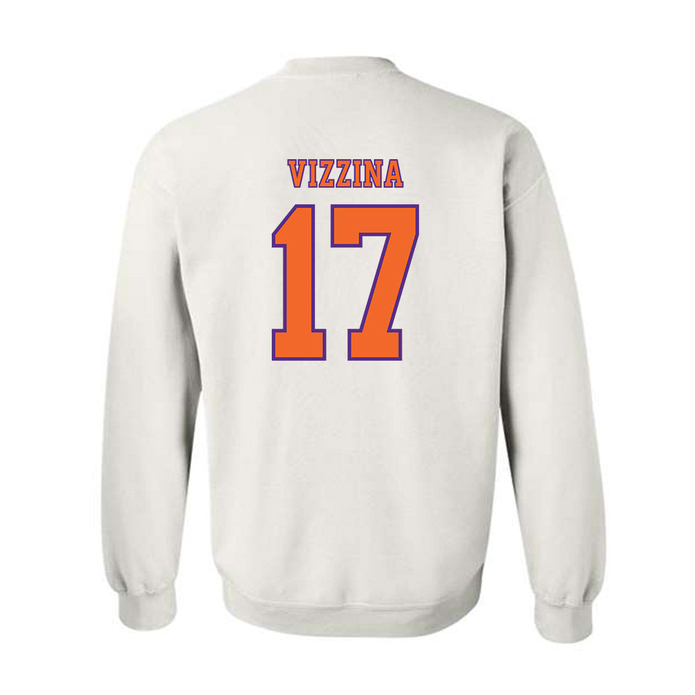 Clemson - NCAA Football : Christopher Vizzina - Replica Shersey Crewneck Sweatshirt-1