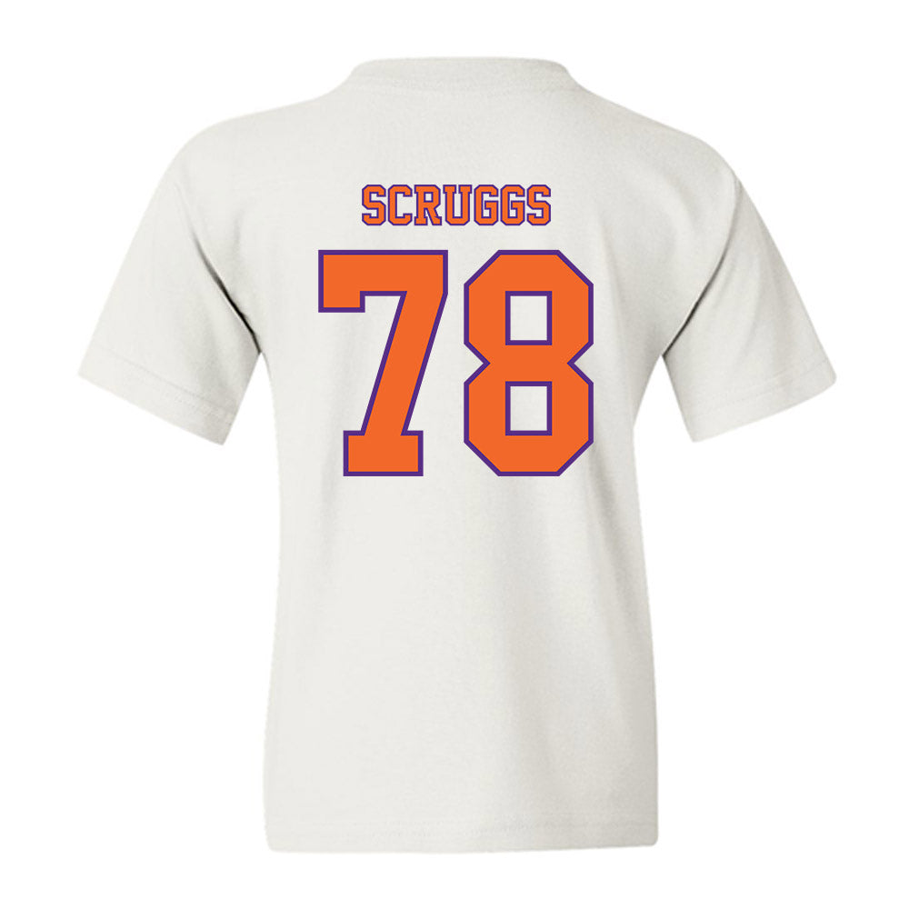 Clemson - NCAA Football : Carter Scruggs - Replica Shersey Youth T-Shirt-1