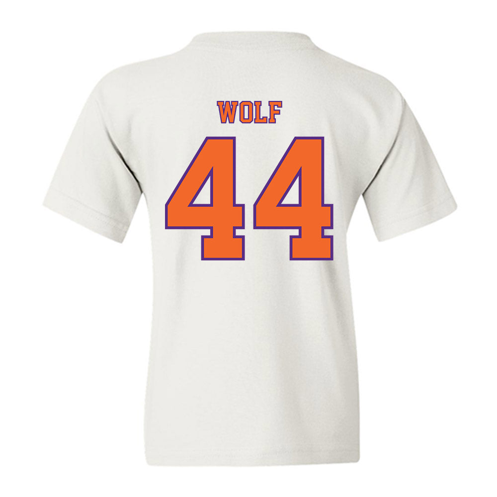 Clemson - NCAA Football : Jack Wolf - Replica Shersey Youth T-Shirt-1