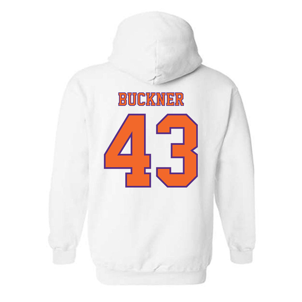 Clemson - NCAA Football : J.R. Buckner - Replica Shersey Hooded Sweatshirt-1