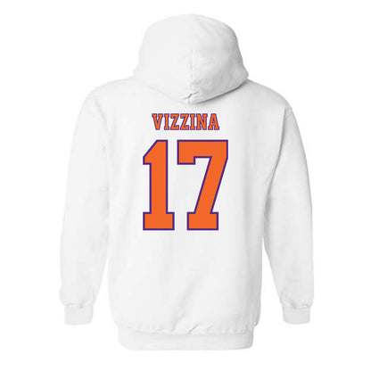 Clemson - NCAA Football : Christopher Vizzina - Replica Shersey Hooded Sweatshirt-1