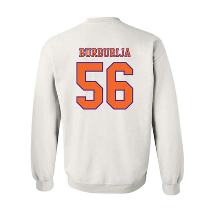 Clemson - NCAA Football : Andy Burburija - Replica Shersey Crewneck Sweatshirt-1