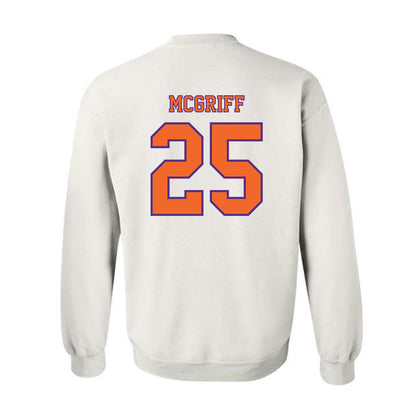Clemson - NCAA Football : Keil McGriff - Replica Shersey Crewneck Sweatshirt-1