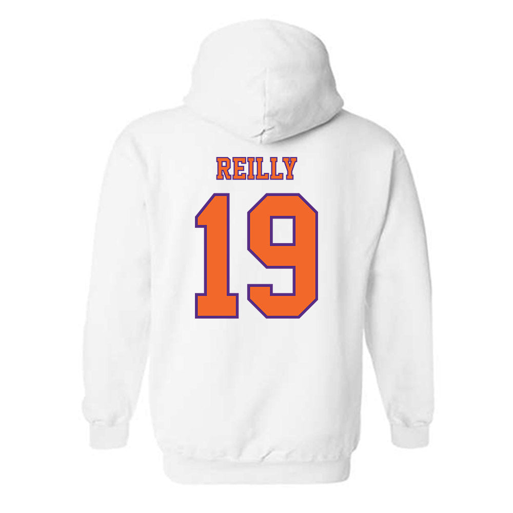Clemson - NCAA Football : Brayden Reilly - Replica Shersey Hooded Sweatshirt-1