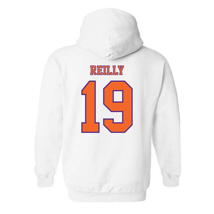 Clemson - NCAA Football : Brayden Reilly - Replica Shersey Hooded Sweatshirt-1
