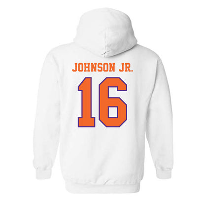 Clemson - NCAA Football : Chris Johnson Jr. - Replica Shersey Hooded Sweatshirt-1