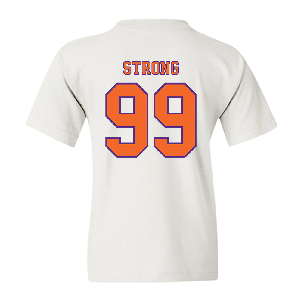 Clemson - NCAA Football : Markus Strong - Replica Shersey Youth T-Shirt-1